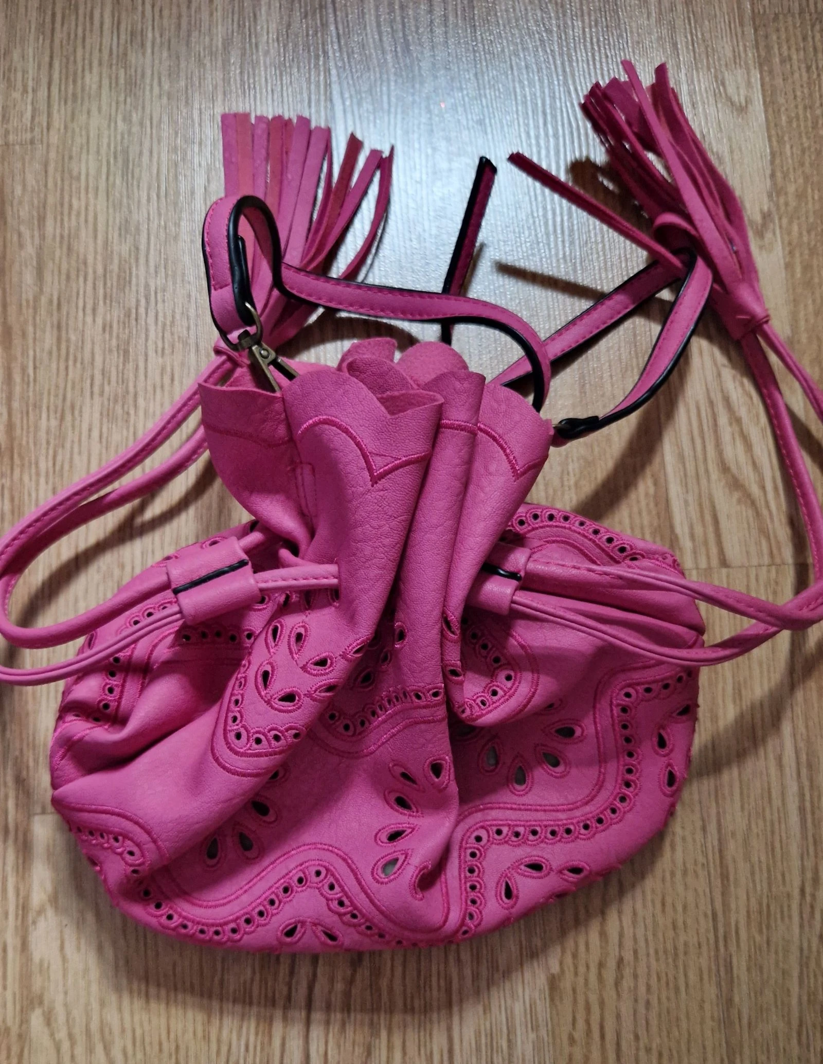 Bolso bandolera cubo fucsia Salotto NUEVO – photo 2